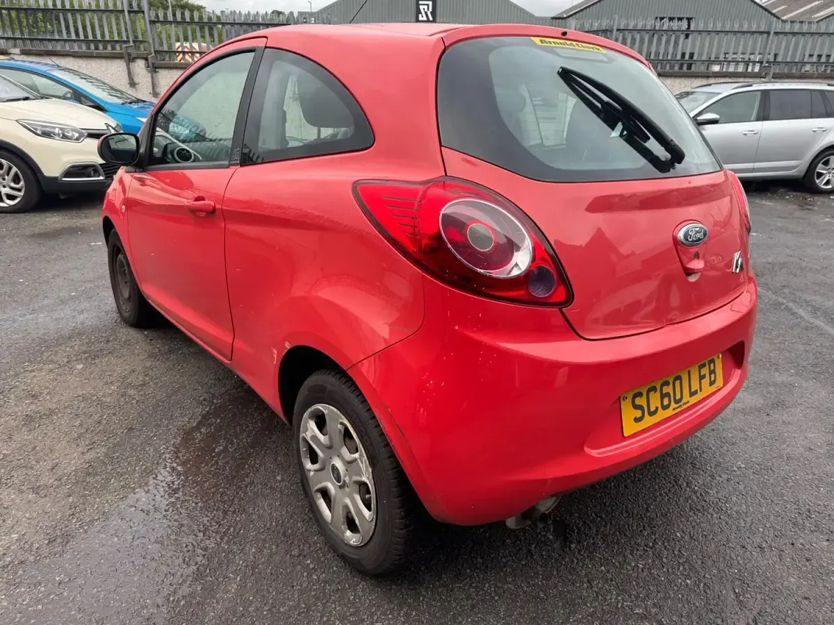 Used Ford Ka S 69 HP (50 kW) 2011 Red Hatchback