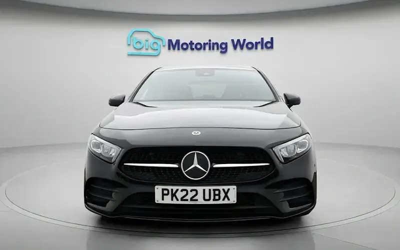 Used Mercedes A250 AMG line 224 HP (164 kW) 2022 Black Hatchback