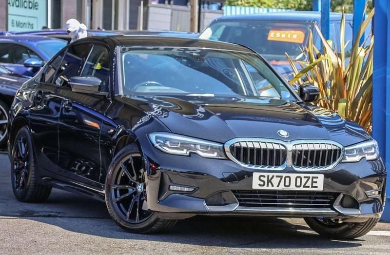 Black Used 2020 BMW 320 Sport Line Sedan | £19,491 (Good price) - Image 1/3