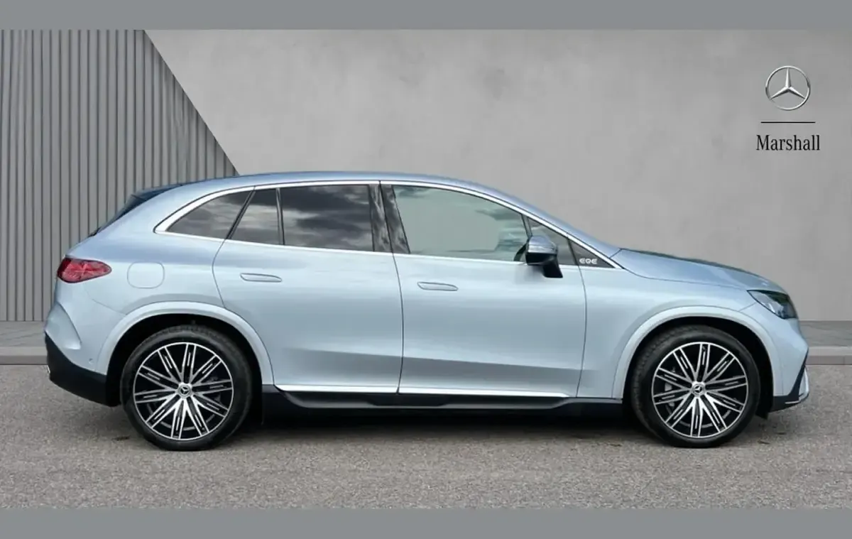 Used Mercedes EQE500 AMG line 300 kW (408 HP) 2025 Metallic paint hightech silver SUV