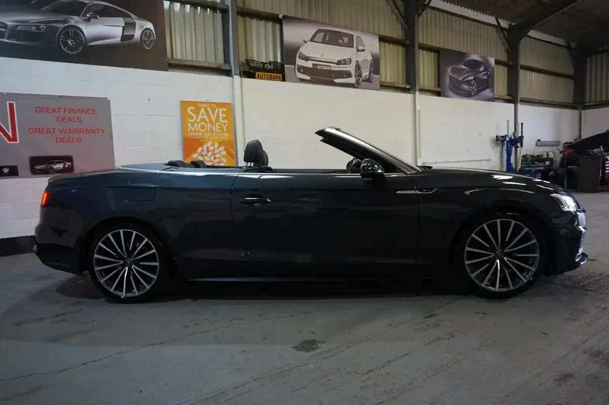 Używany Audi A5 Cabriolet S-Line 190 KM (139 kW) 2019 Szary Kabriolet