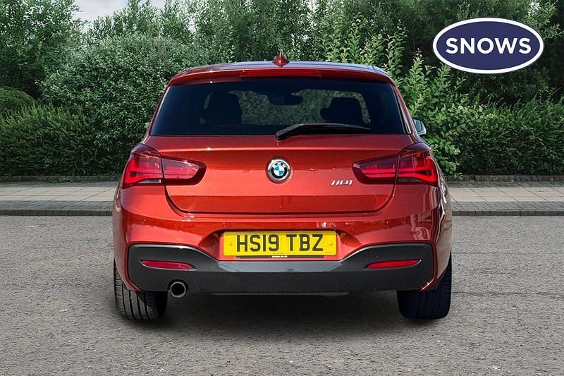 Used BMW 118 M Sport 136 HP (100 kW) 2019 Orange Hatchback