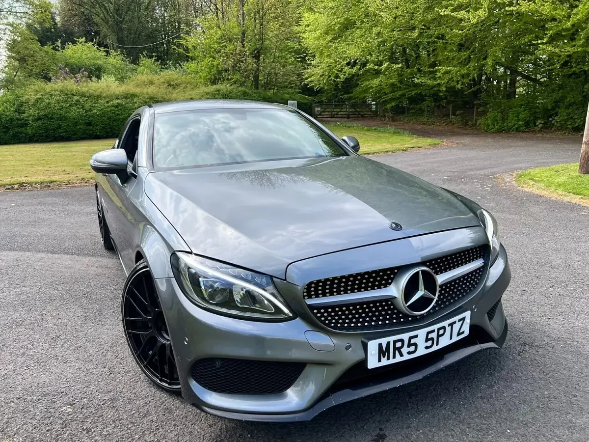 Used Mercedes C220 AMG line 2017 Grey Coupe