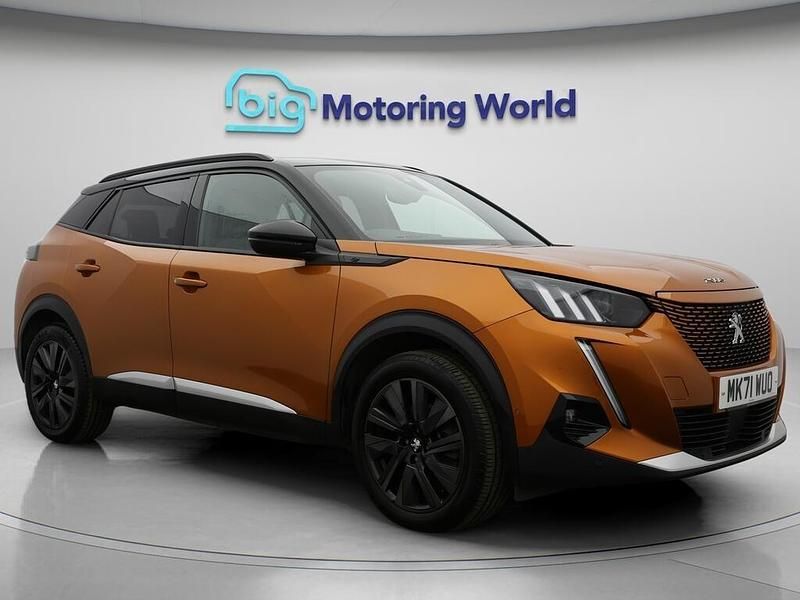 Orange Used 2021 Peugeot e-2008 Premium SUV | £12,100 (Fair price) - Image 1/4