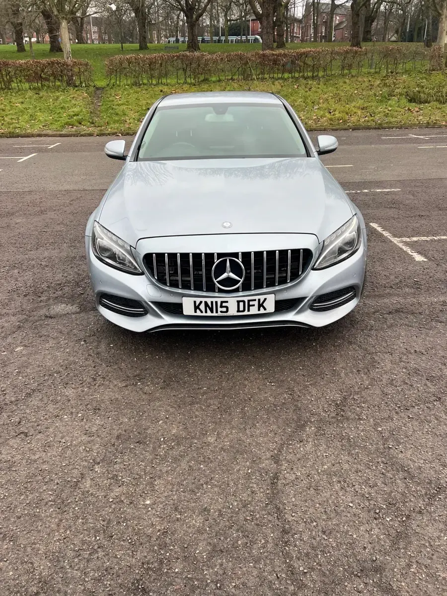 Begagnad Mercedes C200 184 HK (135 kW) 2015 Silver Sedan