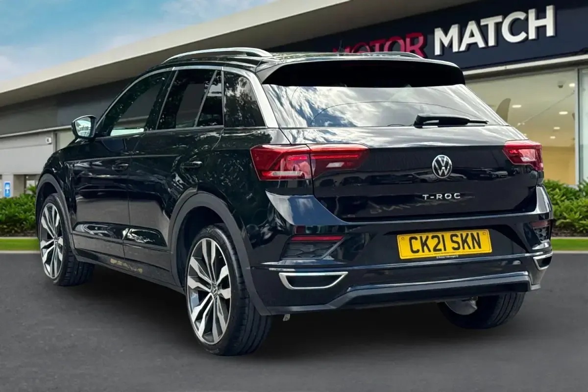 Used VW T-Roc R-line 2021 Black SUV