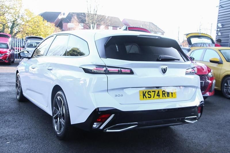 White Used 2024 Peugeot 308 SW Allure Estate | £18,649 (Good price) - Image 1/3