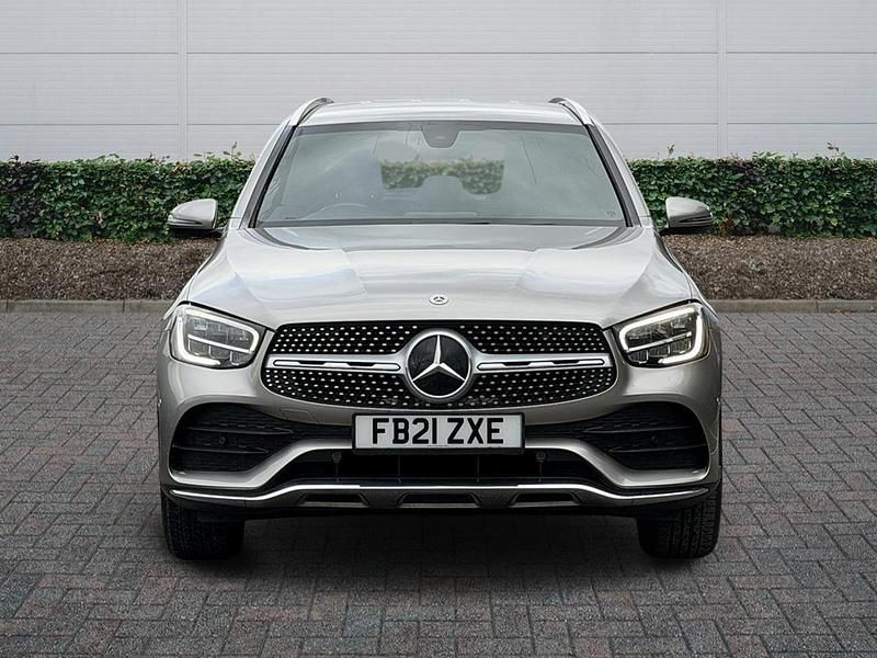 Used Mercedes GLC220 AMG line 2021 Mojave silver metallic SUV