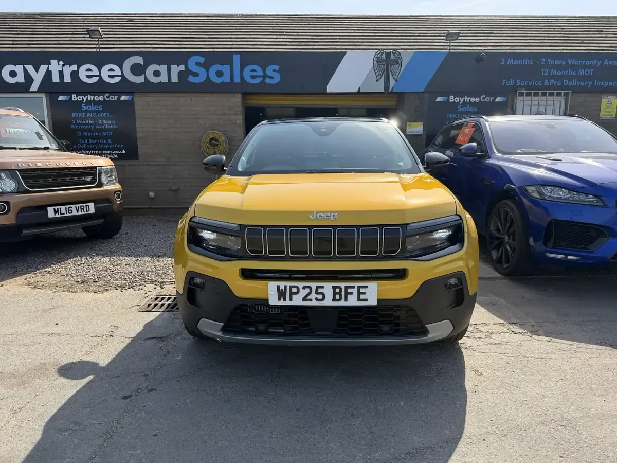 Used Jeep Avenger Summit 100 HP (73 kW) 2025 Yellow SUV