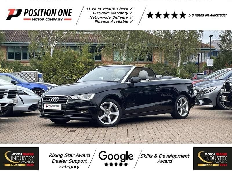 Black Used 2014 Audi A3 Cabriolet Sport Cabriolet | £12,495 (Fair price) - Image 1/4
