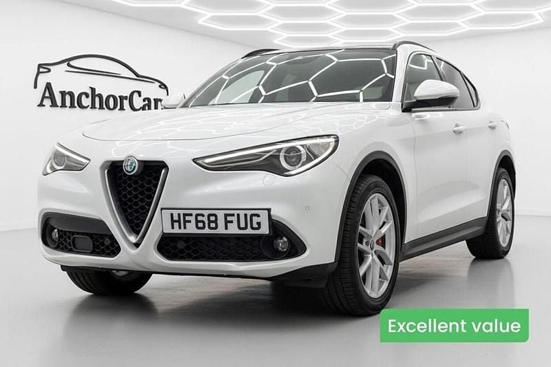 White Used 2018 Alfa Romeo Stelvio SUV | £17,151 (Fair price) - Image 1/1