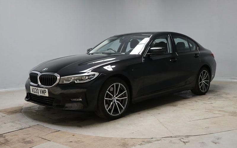 Black Used 2020 BMW 330e Sport Line Sedan | £17,758 (Good price) - Image 1/3