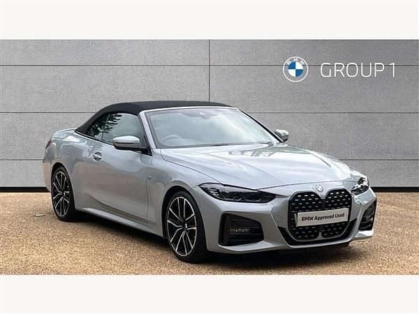 Grey Used 2022 BMW 420 M Sport Cabriolet | £31,995 (Good price) - Image 1/4