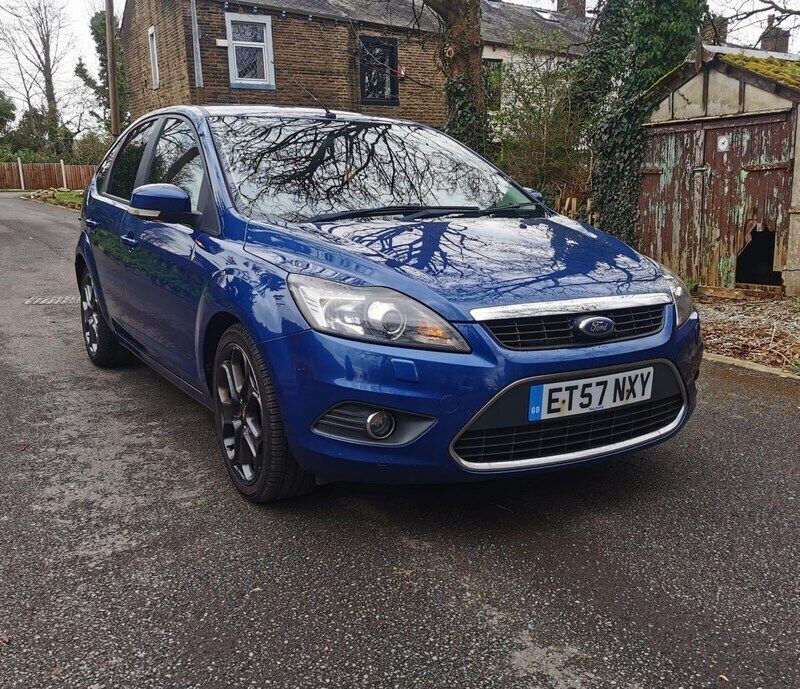 Blue Used 2008 Ford Focus Titanium Hatchback | £1,500 (Fair price) - Image 1/4