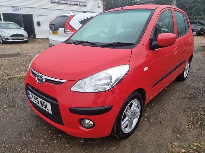 Red Used 2009 Hyundai i10 Comfort Hatchback | £1,995 (Fair price) - Image 1/4