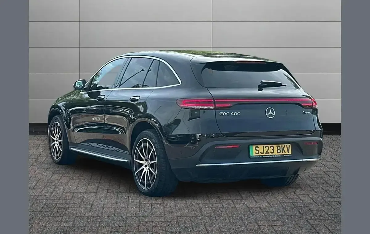 Used Mercedes EQC400 AMG line 300 kW (408 HP) 2023 Black SUV