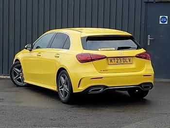 Used Mercedes A200 Executive 163 HP (119 kW) 2023 Yellow Hatchback