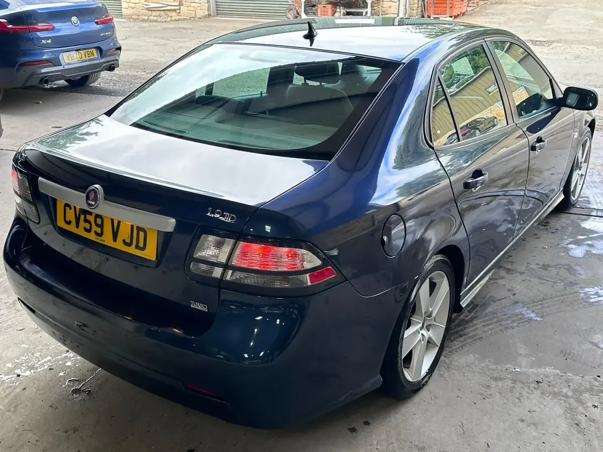 Used Saab 9-3 2009 Blue Sedan