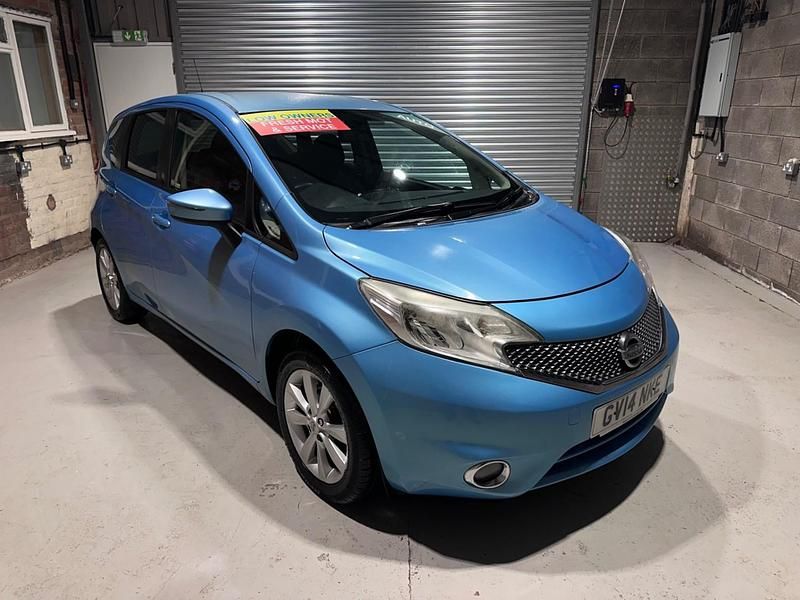 Used Nissan Note Acenta 98 HP (72 kW) 2014 Blue Hatchback