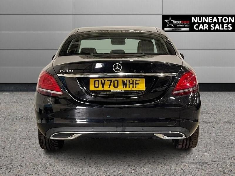 Used Mercedes C200 2020 Black Sedan