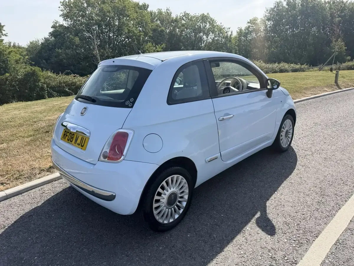 Used Fiat 500 Pop 69 HP (50 kW) 2008 Blue Hatchback