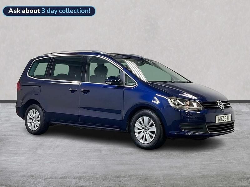 Blue Used 2018 VW Sharan SE MPV | £14,999 (Fair price) - Image 1/4
