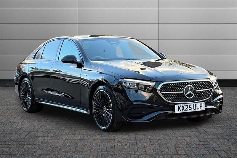 Obsidian black Used 2025 Mercedes E300 Urban Sedan | £52,995 (Fair price) - Image 1/4