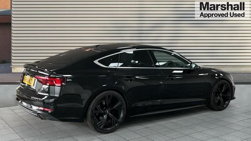 Used Audi A5 Sportback S-Line 150 HP (110 kW) 2019 Black Hatchback