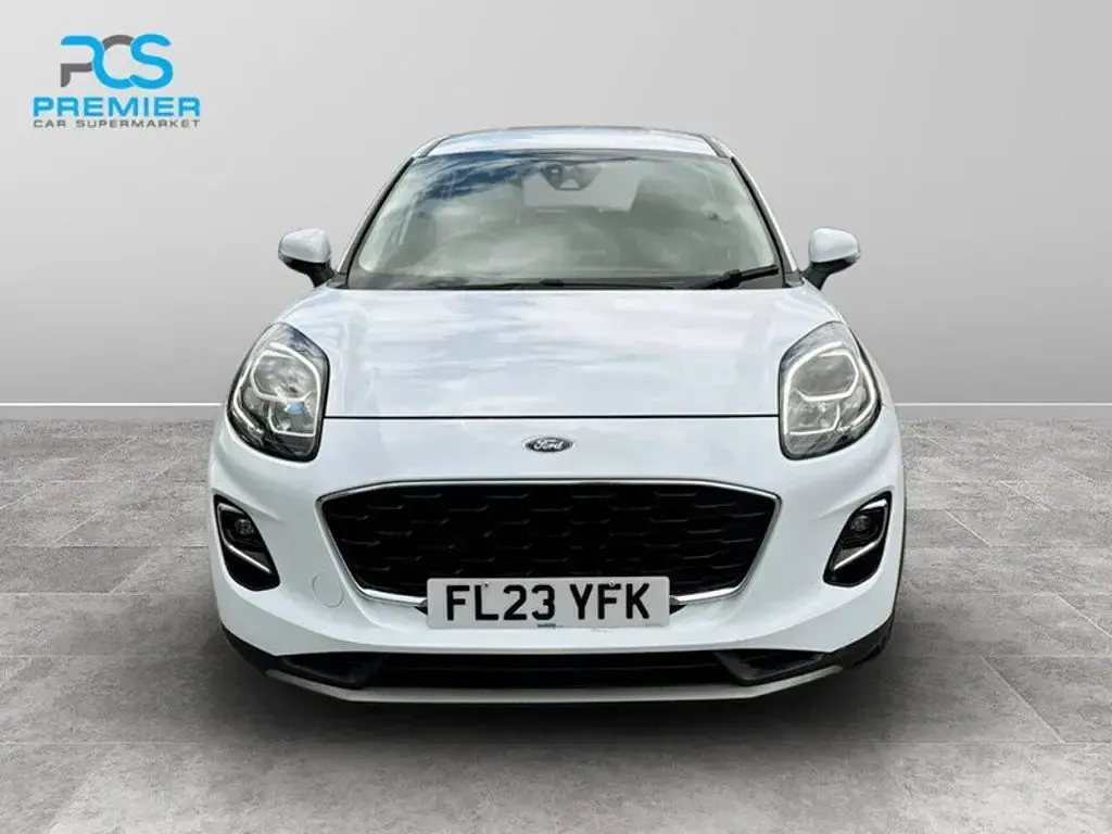 Used Ford Puma Titanium 125 HP (91 kW) 2023 Frozen white (premium paint) SUV