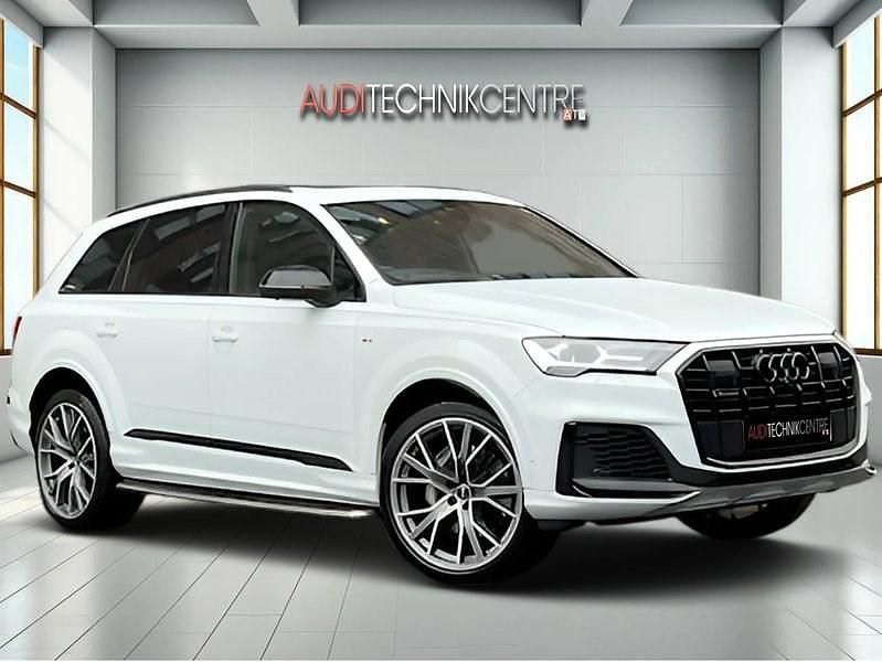 White Used 2023 Audi Q7 Comfort SUV | £56,888 (Expensive) - Image 1/3