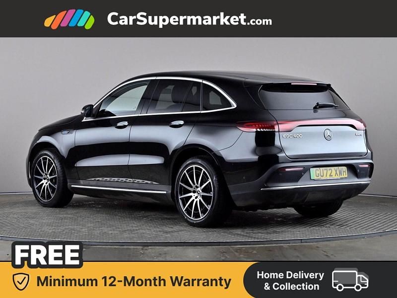 Used Mercedes EQC400 AMG line 300 kW (408 HP) 2022 Black SUV
