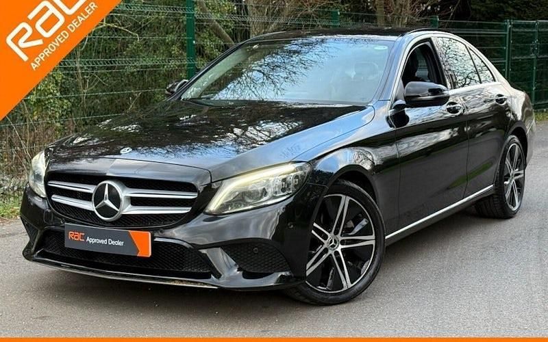 Used Mercedes C200 198 HP (145 kW) 2019 Black Sedan
