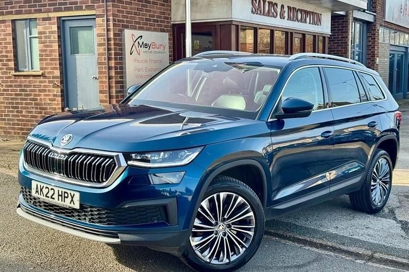 Used Skoda Kodiaq SE L Executive 150 HP (110 kW) 2022 Blue SUV
