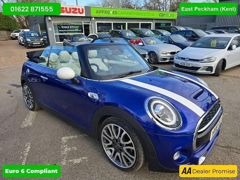 Blue Used 2018 Mini Cooper S Cabriolet Cabriolet | £14,499 (Fair price) - Image 1/4