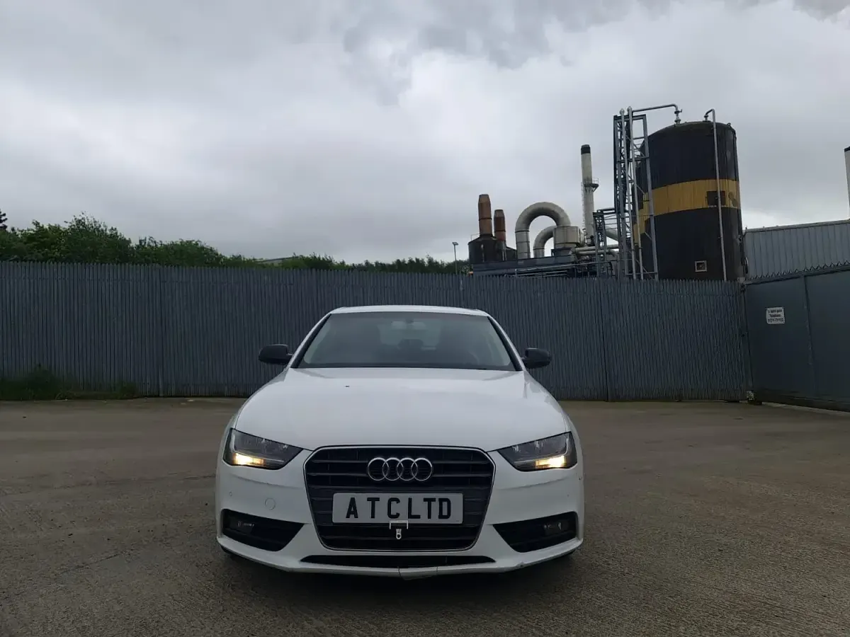 Used Audi A4 2013 White Sedan