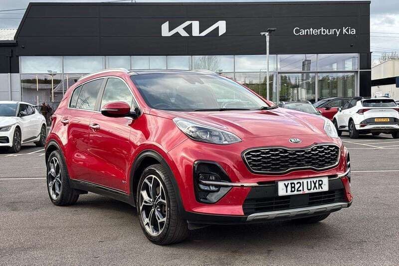 Red Used 2021 Kia Sportage GT-Line S SUV | £20,495 (Good price) - Image 1/4