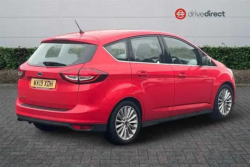 Second-hand Ford C-MAX Titanium 125 CP (91 kW) 2019 Roșu Monovolum