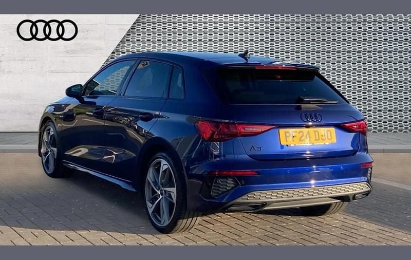 Used Audi A3 Black Edition 147 HP (108 kW) 2024 Blue Hatchback
