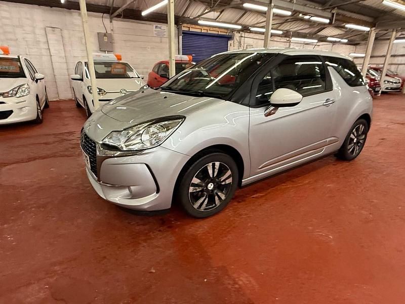 Used DS Automobiles DS3 Chic 110 HP (80 kW) 2016 Silver Hatchback