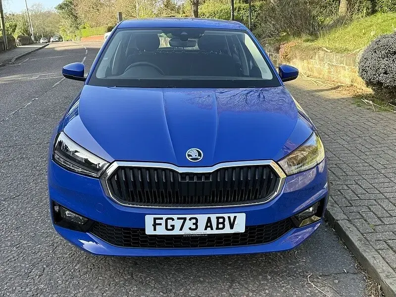 Used Skoda Fabia Comfort 110 HP (80 kW) 2023 Blue Hatchback