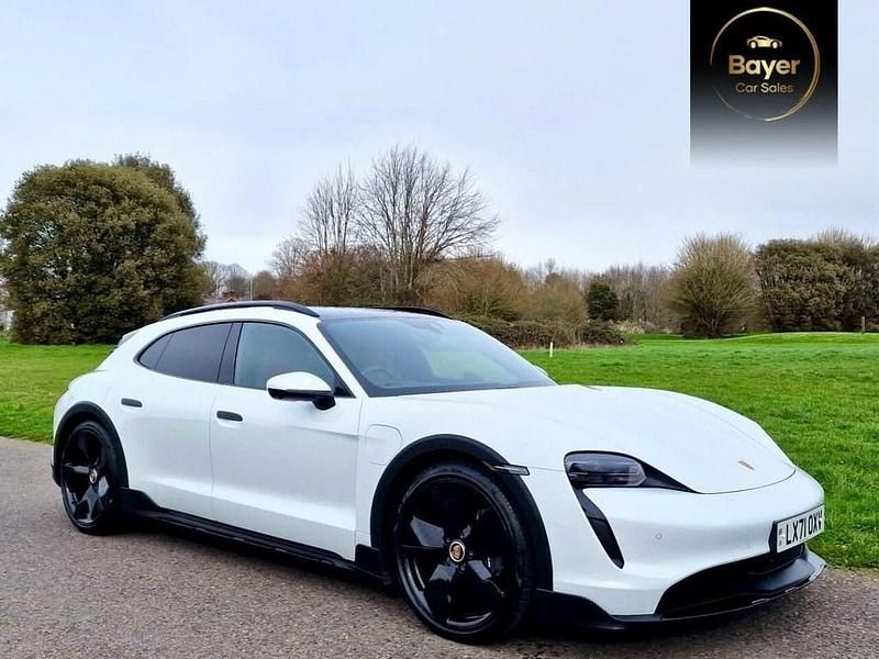 Used Porsche Taycan Cross Turismo 350 kW (476 HP) 2021 White Estate