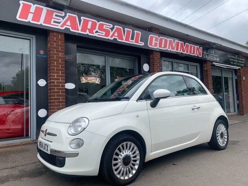 White Used 2014 Fiat 500 Lounge Hatchback | £4,000 (Good price) - Image 1/4