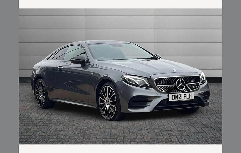Selenite grey Used 2021 Mercedes E400 AMG line Coupe | £33,990 (Fair price) - Image 1/4