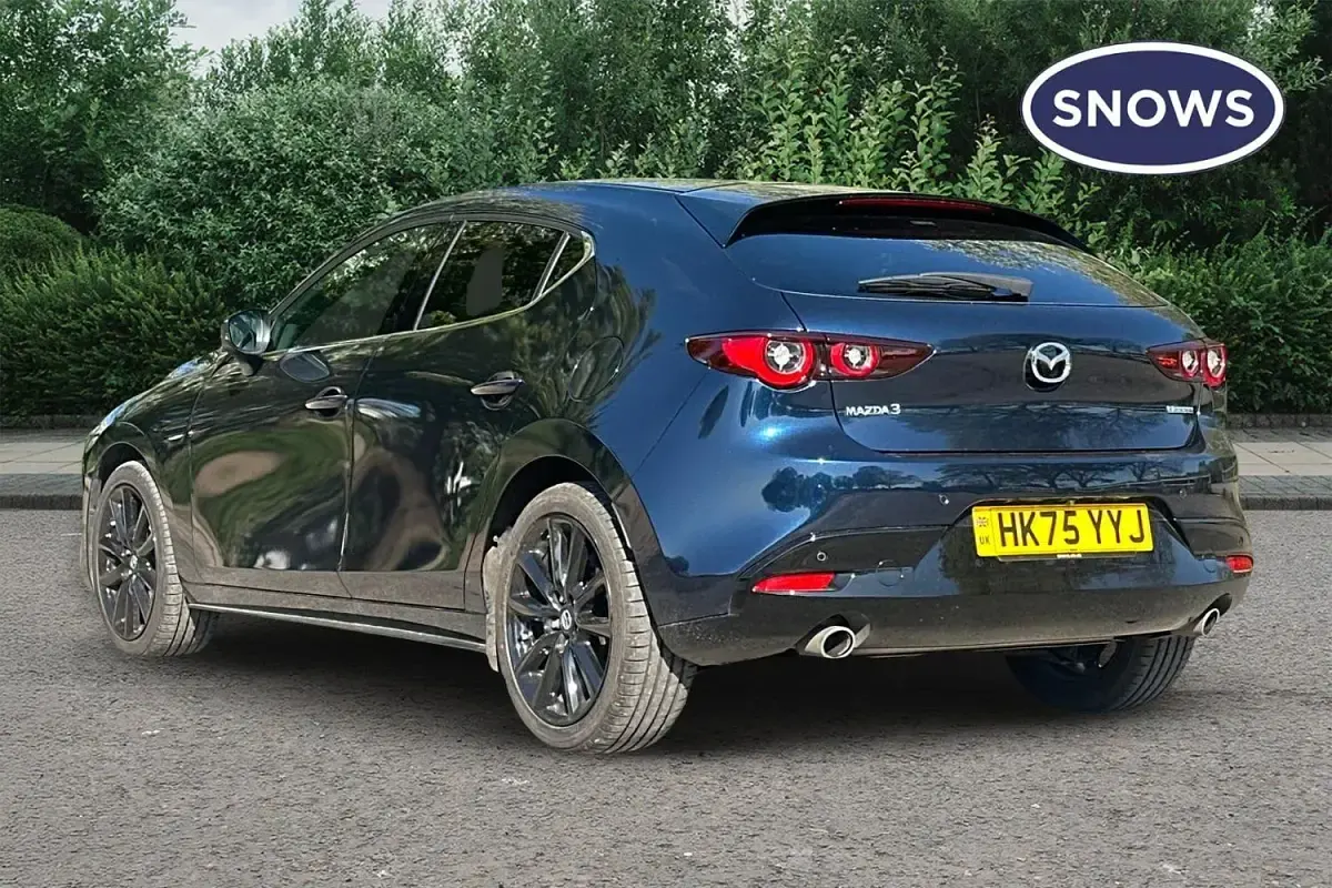 Used Mazda 3 Homura-Line 140 HP (102 kW) 2025 Deep crystal blue Hatchback
