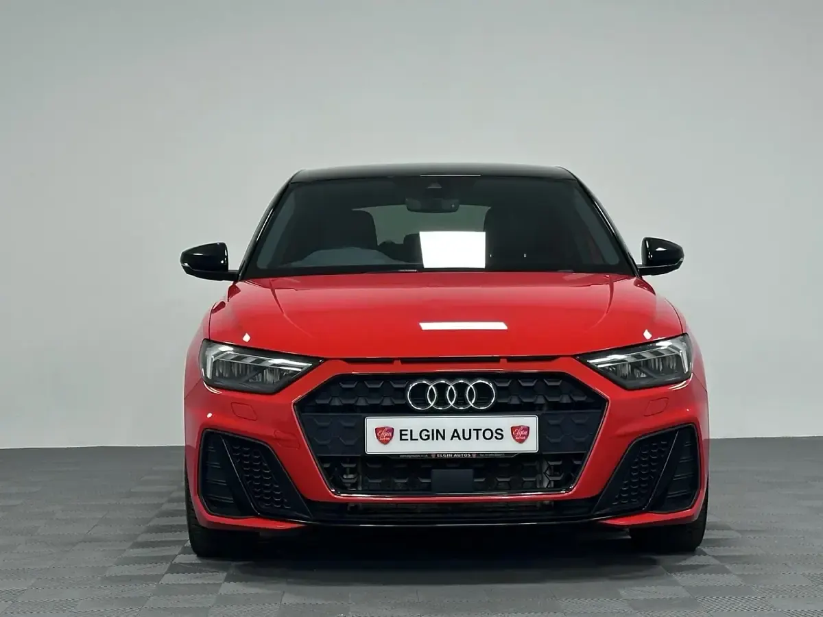 Used Audi A1 Sportback Black Edition 110 HP (80 kW) 2021 Red Hatchback