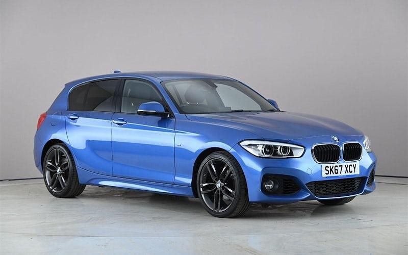 Used BMW 118 M Sport 136 HP (100 kW) 2017 Blue Hatchback