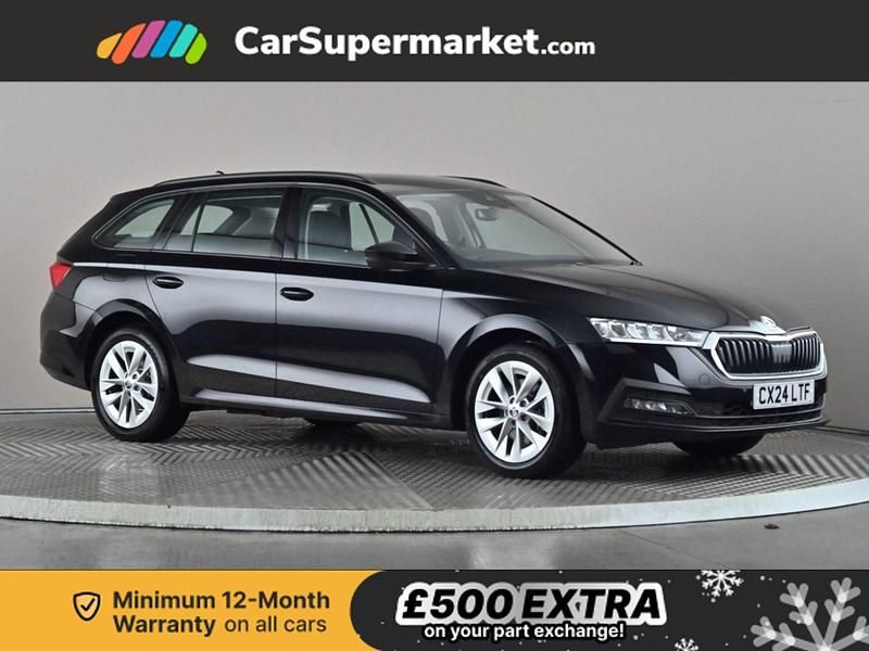 Black Used 2024 Skoda Octavia SE Technology Estate | £20,697 (Fair price) - Image 1/4