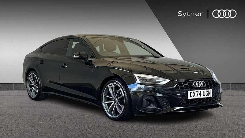 Black Used 2024 Audi A5 Sportback S-Line Hatchback | £29,500 (Fair price) - Image 1/4