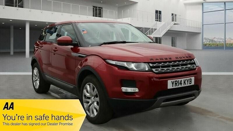 Red Used 2014 Land Rover Range Rover evoque Pure SUV | £8,495 (Good price) - Image 1/3