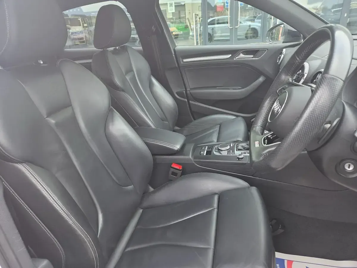 Used Audi S3 Black Edition 2018 White Sedan